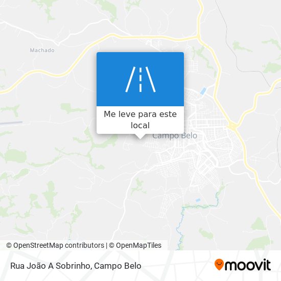 Rua João A Sobrinho mapa