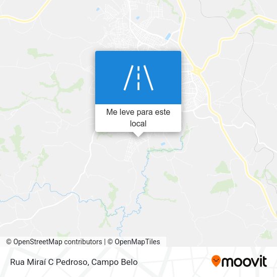 Rua Miraí C Pedroso mapa