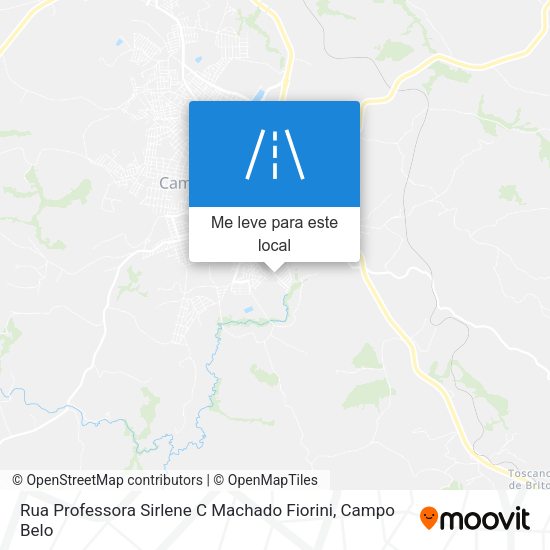 Rua Professora Sirlene C Machado Fiorini mapa