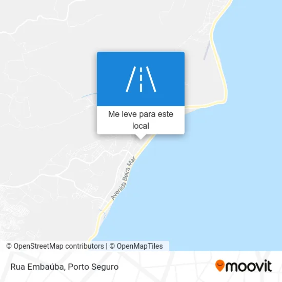 Rua Embaúba mapa