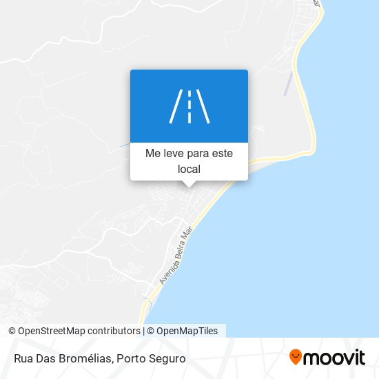 Rua Das Bromélias mapa
