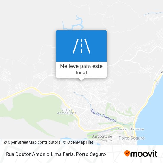 Rua Doutor Antônio Lima Faria mapa