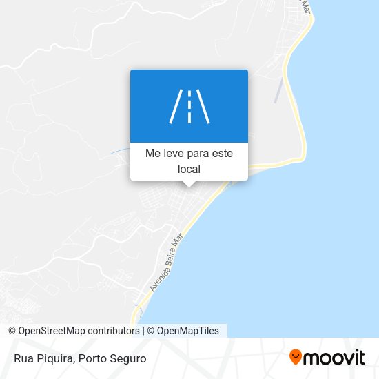 Rua Piquira mapa
