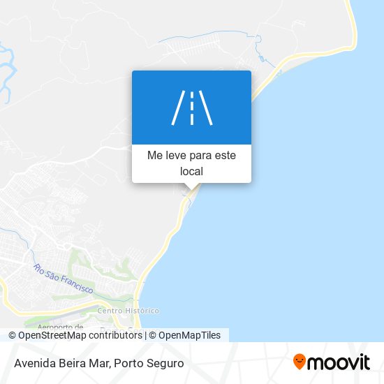 Avenida Beira Mar mapa