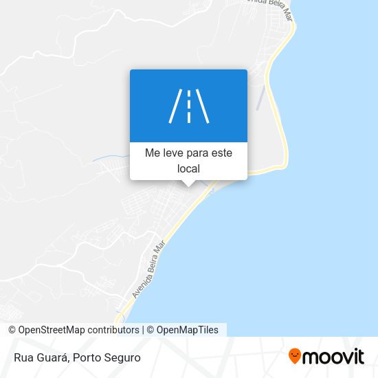 Rua Guará mapa