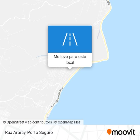 Rua Araray mapa