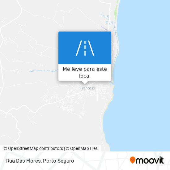 Rua Das Flores mapa