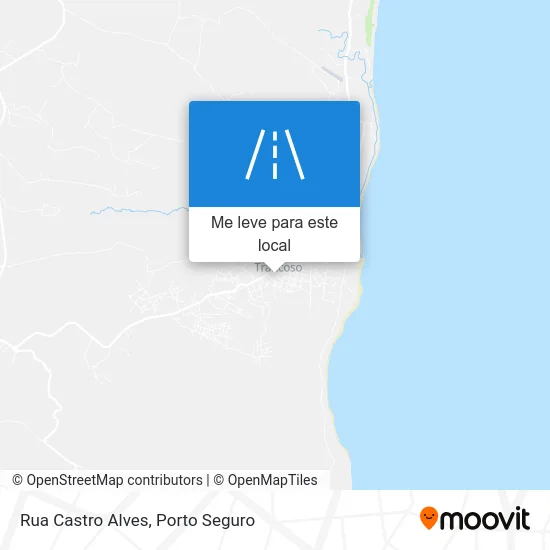Rua Castro Alves mapa