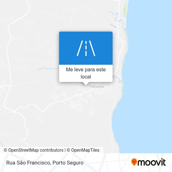 Rua São Francisco mapa