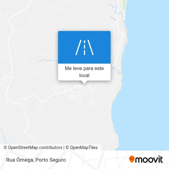 Rua Ômega mapa