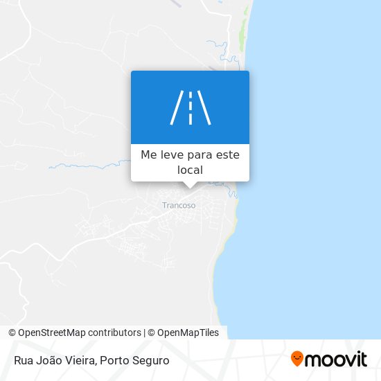 Rua João Vieira mapa