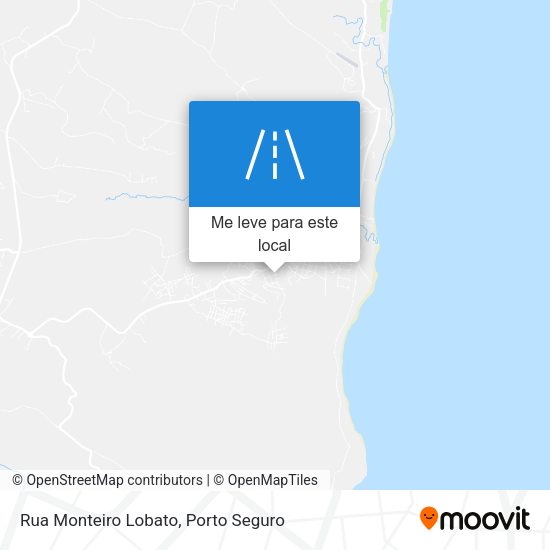 Rua Monteiro Lobato mapa