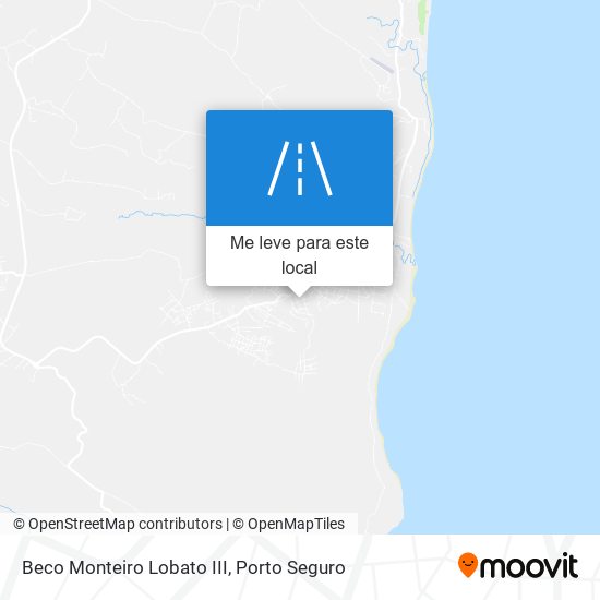 Beco Monteiro Lobato III mapa