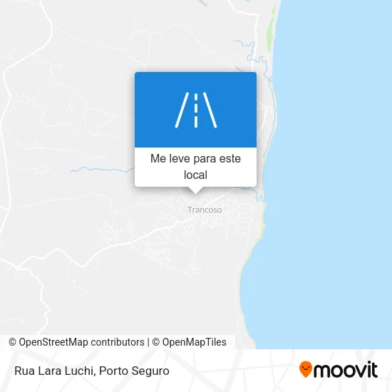 Rua Lara Luchi mapa