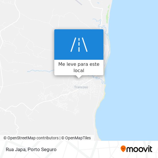 Rua Japa mapa