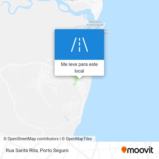 Rua Santa Rita mapa