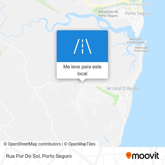 Rua Por Do Sol mapa
