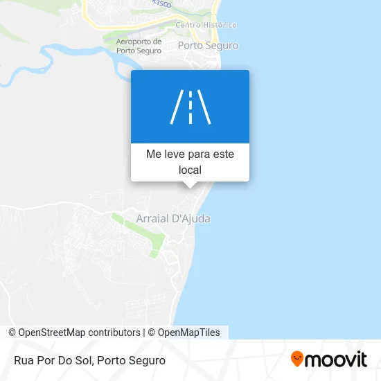 Rua Por Do Sol mapa
