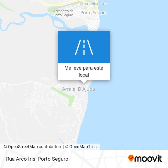 Rua Arco Íris mapa