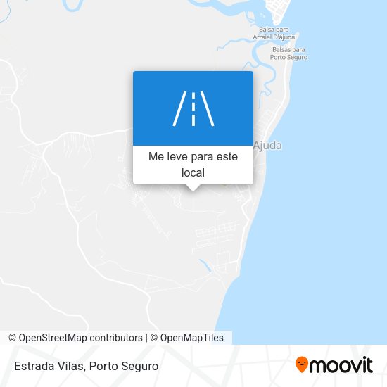 Estrada Vilas mapa