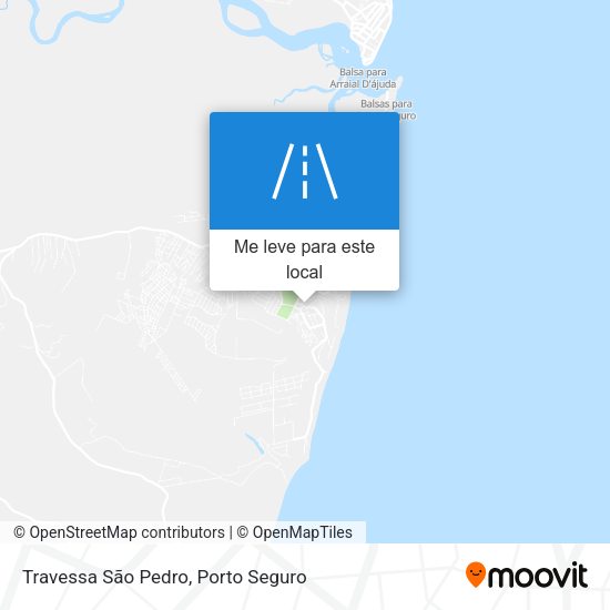 Travessa São Pedro mapa