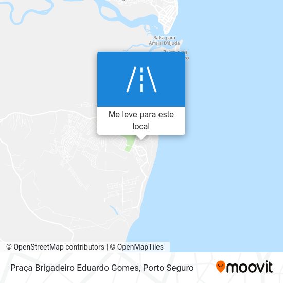 Praça Brigadeiro Eduardo Gomes mapa