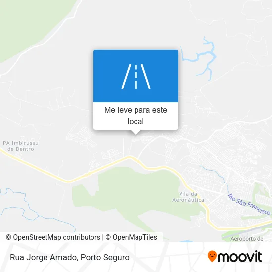 Rua Jorge Amado mapa