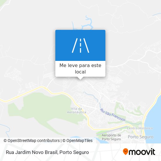 Rua Jardim Novo Brasil mapa