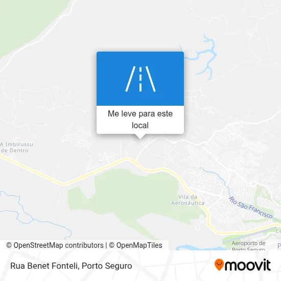 Rua Benet Fonteli mapa