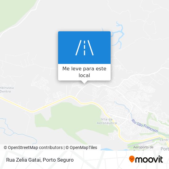 Rua Zelia Gatai mapa