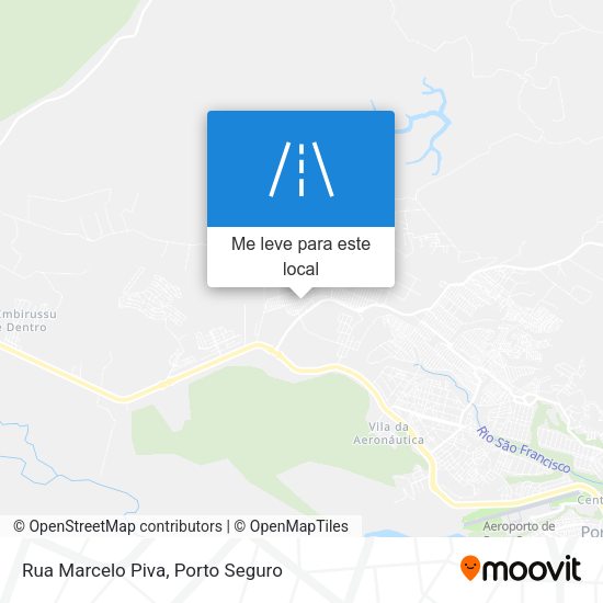 Rua Marcelo Piva mapa