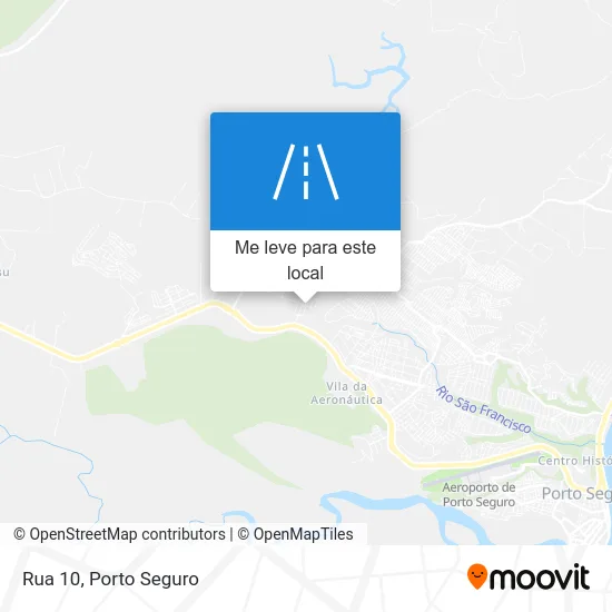 Rua 10 mapa