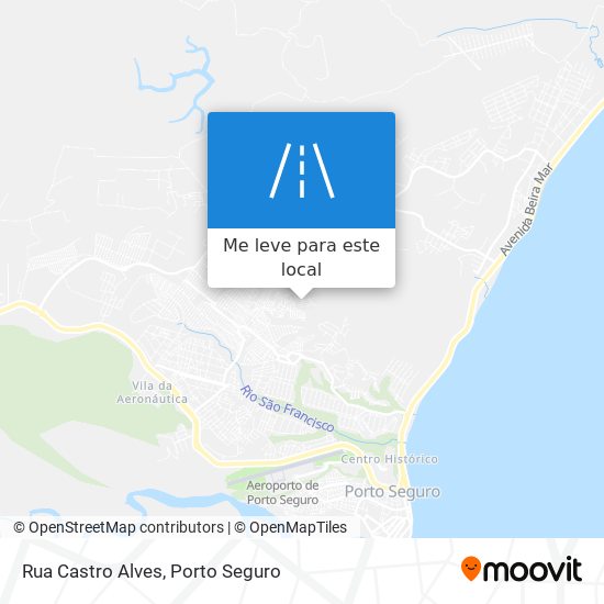 Rua Castro Alves mapa