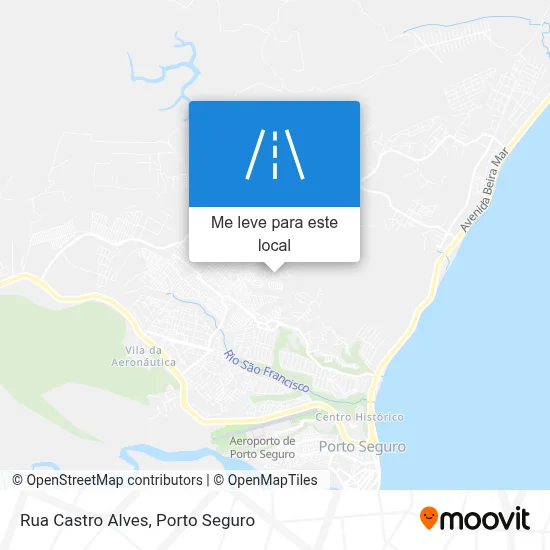 Rua Castro Alves mapa