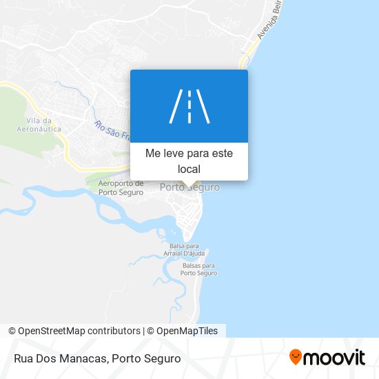 Rua Dos Manacas mapa