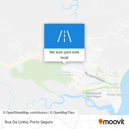 Rua Da Linha mapa