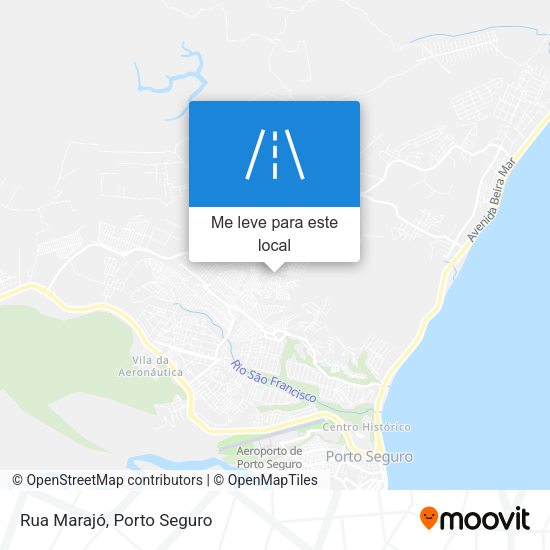 Rua Marajó mapa