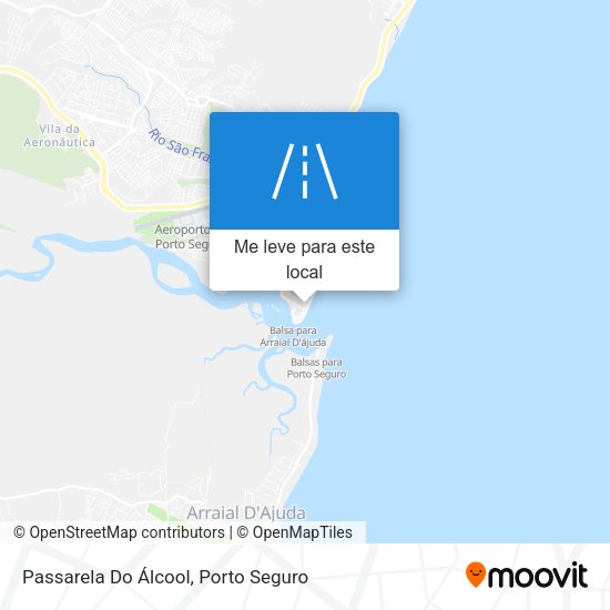Passarela Do Álcool mapa