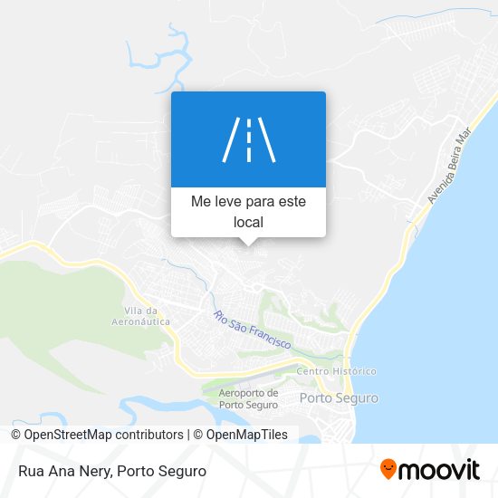 Rua Ana Nery mapa