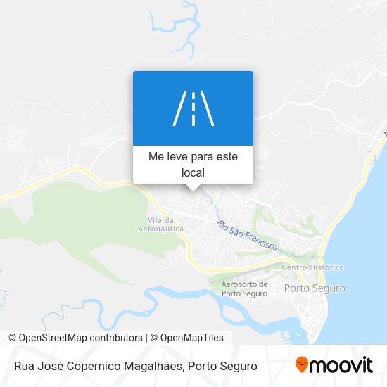 Rua José Copernico Magalhães mapa