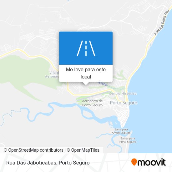 Rua Das Jaboticabas mapa