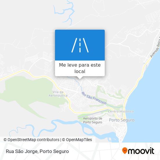 Rua São Jorge mapa