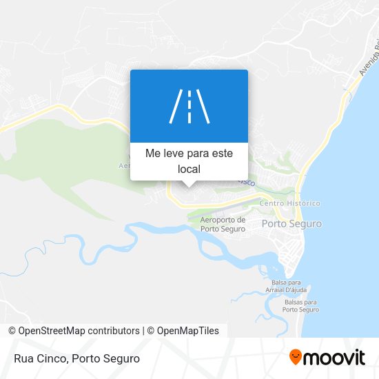 Rua Cinco mapa