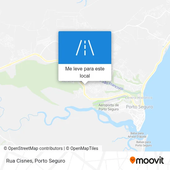 Rua Cisnes mapa