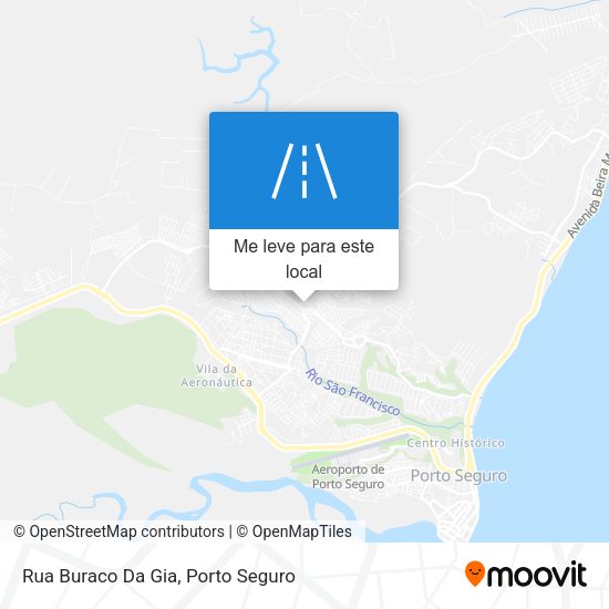 Rua Buraco Da Gia mapa