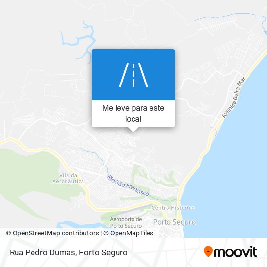 Rua Pedro Dumas mapa