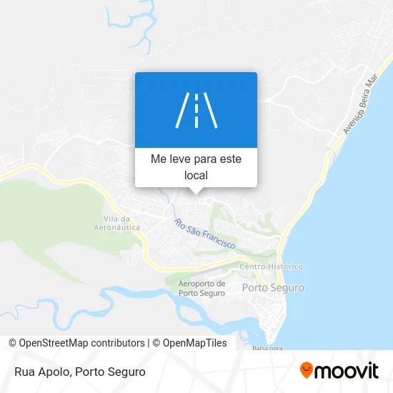 Rua Apolo mapa