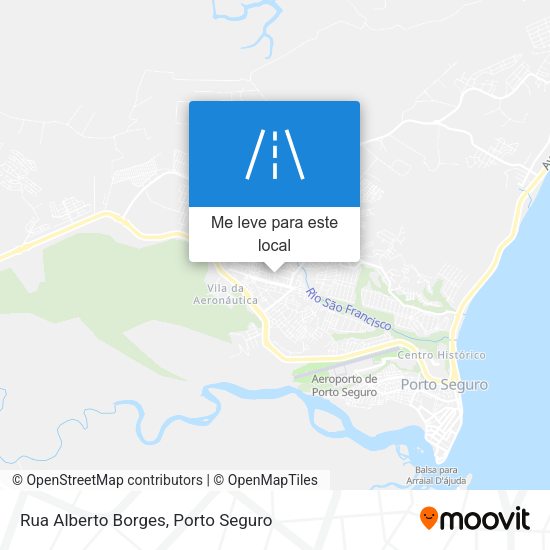 Rua Alberto Borges mapa