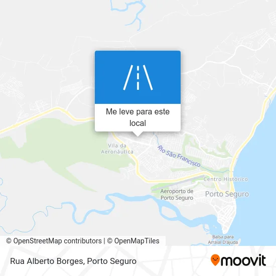 Rua Alberto Borges mapa