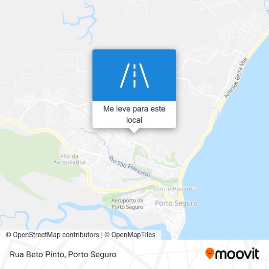Rua Beto Pinto mapa